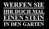 Diamant Slogan Garten