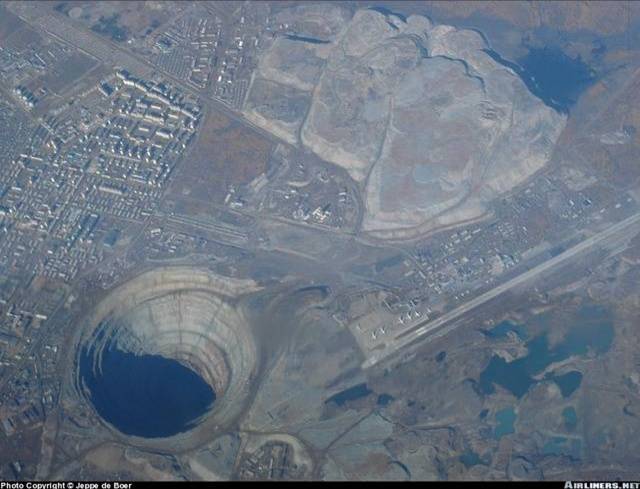Diamant Mine Sibirien Mir