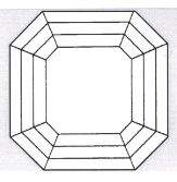 Diamant Schliff EC Asscher