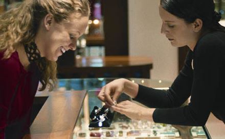 Diamant Schulung Ladentisch