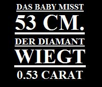 Diamant Slogan 53cm