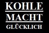 Diamant Slogan Kohle glücklich