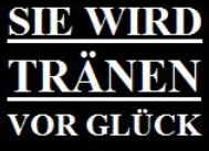 Diamant Slogan tränen vor Glück